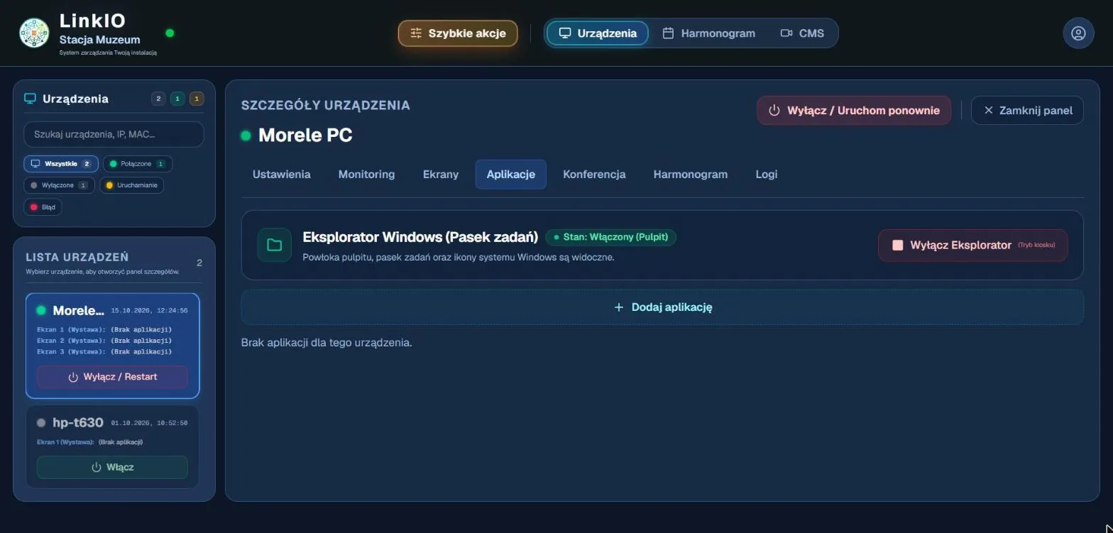 Zarządzanie aplikacjami na urządzeniach